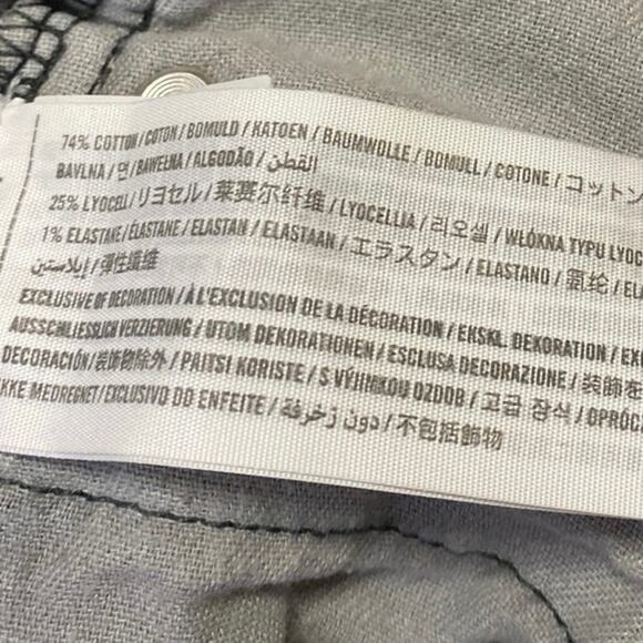 Abercrombie & Fitch Langdon Men's Black Distressed Straight Denim Jeans Size 30 - Picture 5 of 5